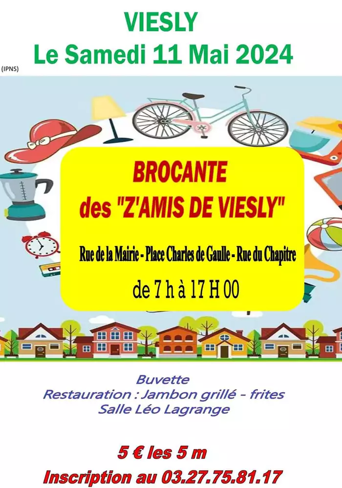 Affiche Officielle Brocante Viesly